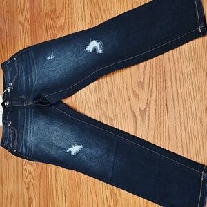 1822 distressed Women's Blue Jeans